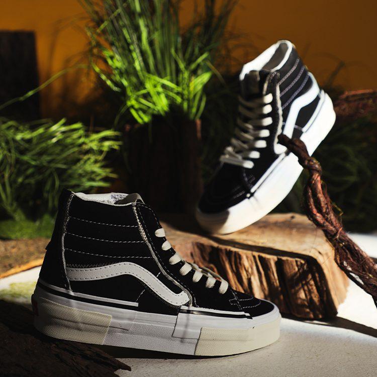 Sk8 Vans-Hi 'Reconstruct - Zwart Wit' VN0005UK6BT