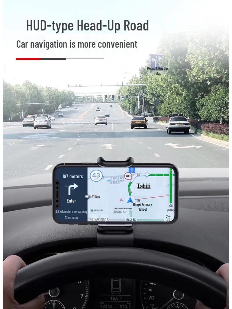 Universeller Autohalter für Armaturenbrett, Sonnenblende und Rückspiegel, Navigation mit Parkscheibe