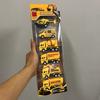 6Pcs Car Model Toy Fire Truck Airplane Police Engineering Model for Boys Christmas Gift Diecast 1/64 Voiture Pull Back Car Toys