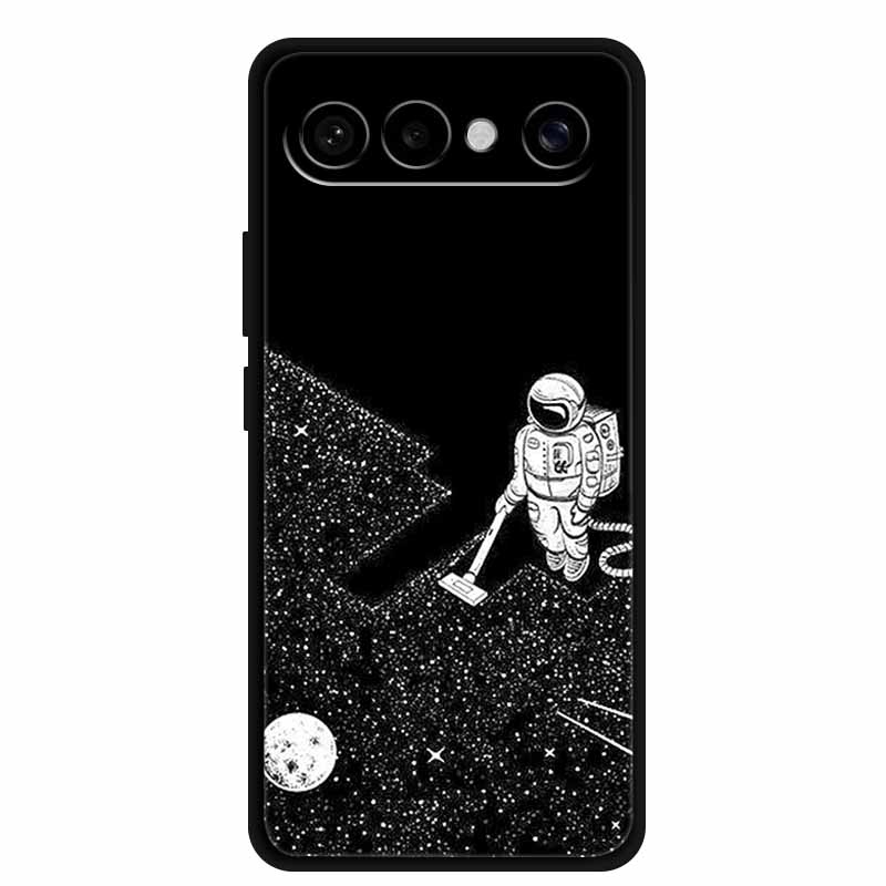 For Vivo S50 Pro Mini Case Lovely Lion Black Bumper Soft Silicone Coque for Vivo S 50 Pro Mini 6.31" Cover TPU Protector Funda