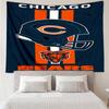 Chicago Bears  Tapestry Hanging for Bedroom,Livingroom, Playroom,Decor Art Room Wall Tapestry Holiday and Birthday Gifts