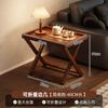Folding Side Table for Sofa – Mini Coffee Table & Storage Rack for Living Room, Balcony, Corner, Space-Saving Home Small Table