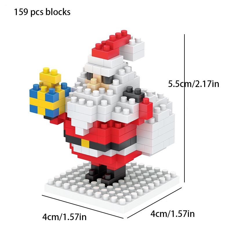 Interactive Christmas Tree Toy Compatible With Lego Plastic Material Non-electric Diy Customizable