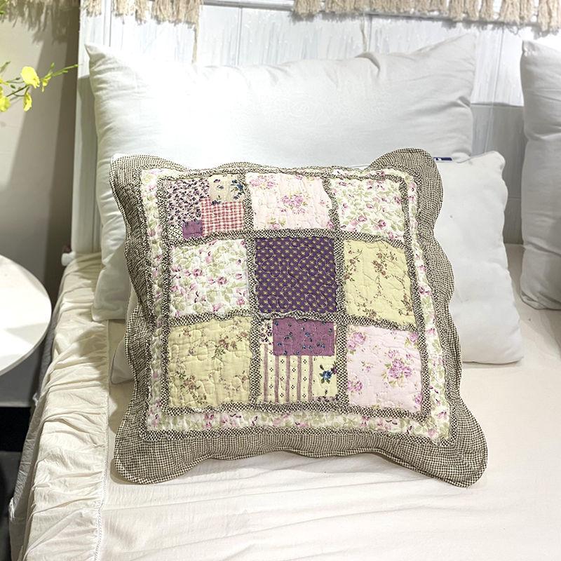 

Наволочка с принтом, винтажный квадратный дизайн, диван, спальня, удобный домашний текстиль 45*45 см, Ulzzang Sweet, популярные ежедневные декоративные элементы 450*450mm