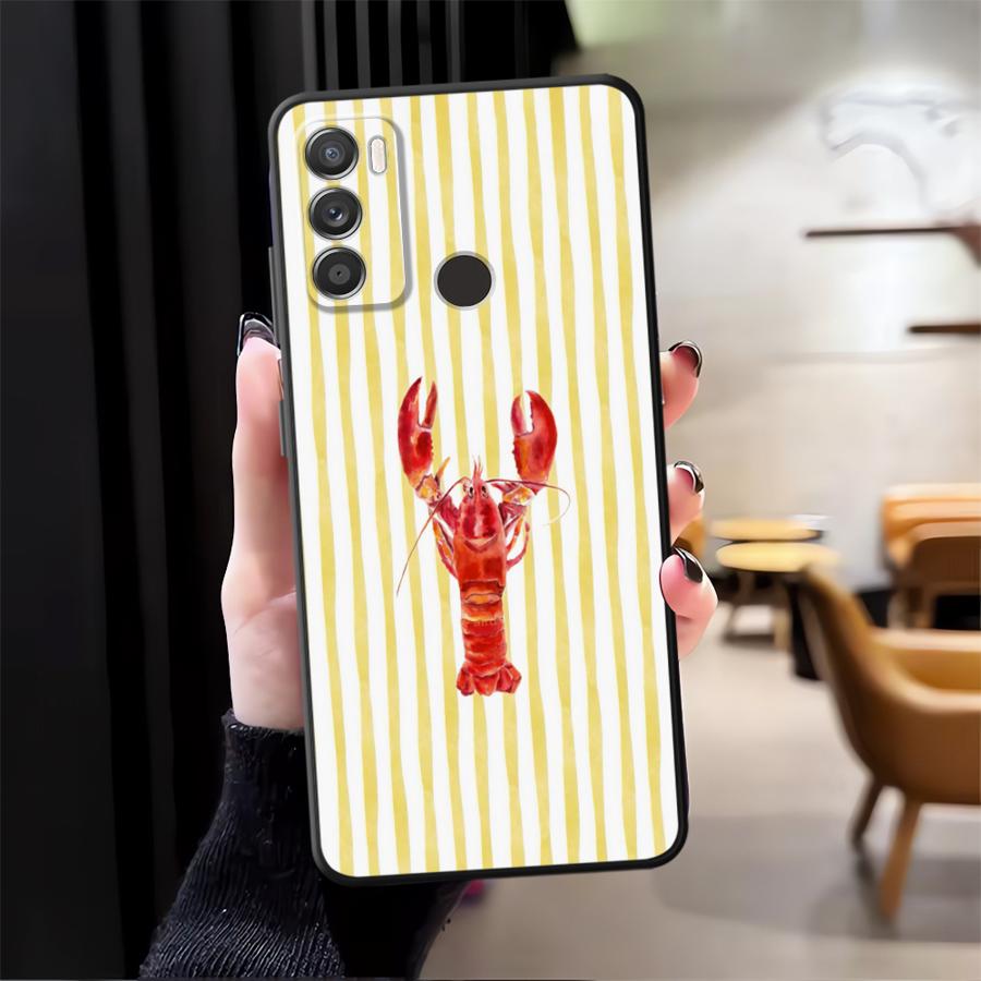 Case for Moto X30 Pro S30 Pro Edge 20 30 Soft Back Phone Cover Marine Animals