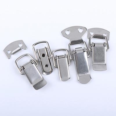 Stainless Steel Toggle Box Lock Cap Lock Hardware Buckle Spring Loaded Latch