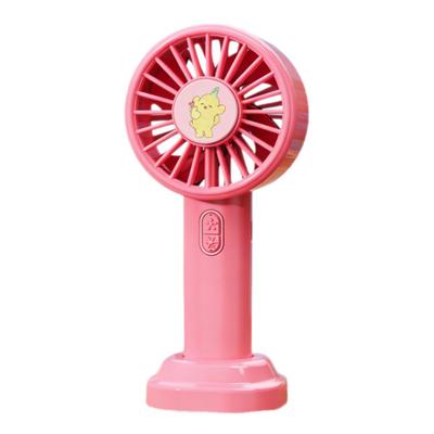 Ventilateur portable de bureau rechargeable USB, motif animal de compagnie, plusieurs vitesses, moteur silencieux, ventilateur de bureau portable