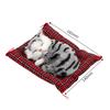 Cute Simulation Sleeping Cats Car Ornaments Car-styling Home Decoration Dashboard Decoration Lovely Plush Kittens Doll Toy