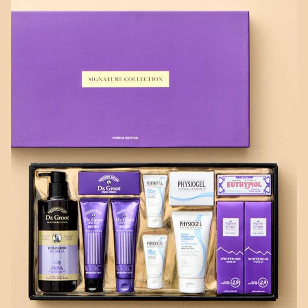 [LG Household & Health Care] Подарочный набор Signature Collection Фиолетовое издание (Включает сумку для покупок)