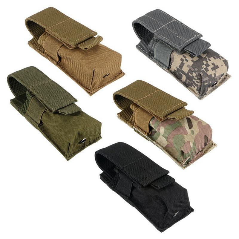 M5 Tactical Flashlight Pouch - Compact Outdoor EDC Tool Bag