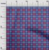 oneOone Cotton Flex Dusty Brown Fabric Madras Check Dress Material Fabric Print Fabric By The Yard 40 Inches
