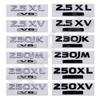 1 Stück ABS Emblem Autoaufkleber 230JK 2.5XL 2.5XV 230JM 250XL 250XV V6 Hubraum Heckklappen-Emblem Aufkleber Autozubehör
