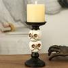 Scary Crow Candle Tray Resin Craft Resin Desktop Ornaments  Halloween Decor