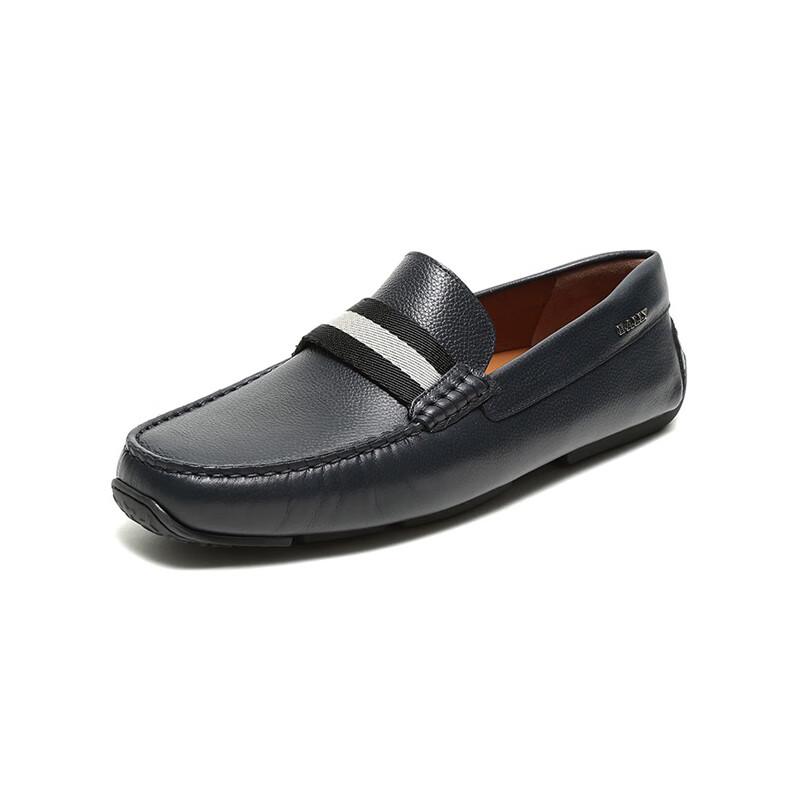 Bally Men's Pearce 306 Striped Leather Driving Loafers