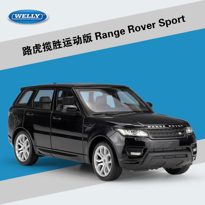 

WELLY 1:24 Range Rover Sport Luxury SUV - Official Licensed Alloy Die-Cast Model Car, Collector s Display with Opening Parts
