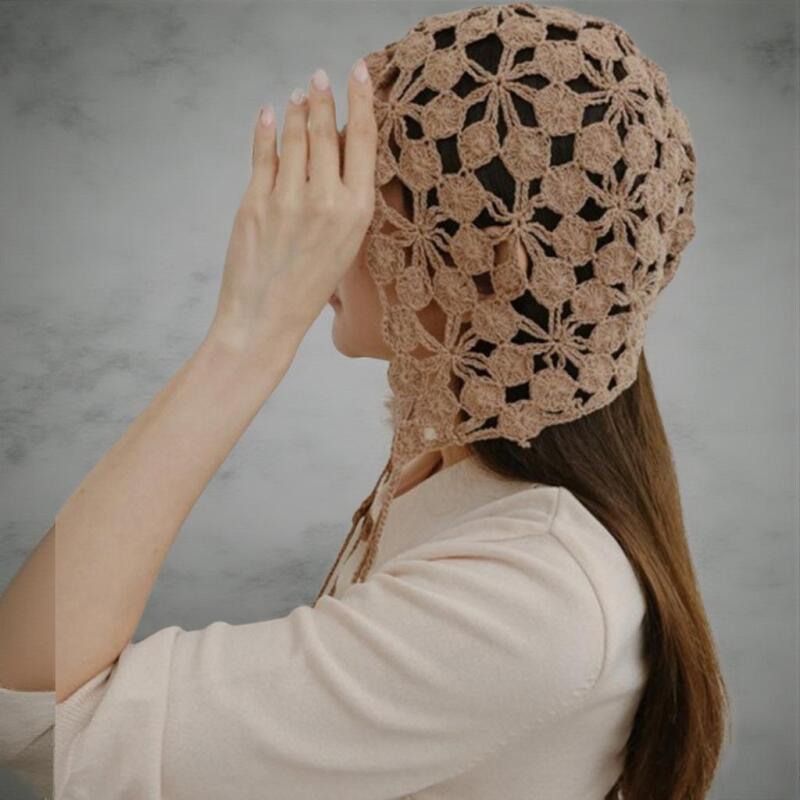 Women's Knitted Bonnet Summer Travel Beanie