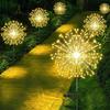 Solar Firework Dandelion Lights: Outdoor Waterproof Decorative Lawn and Garden Lights