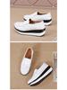 Korean Style Wedge Heel Platform Slip-on Shoes for Women