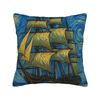 Pillow Case Van Gogh Oil Painting Square Pillow Cover  Fashion Cushion Cover Graphic Pillowcases For Office Car Home Decorative