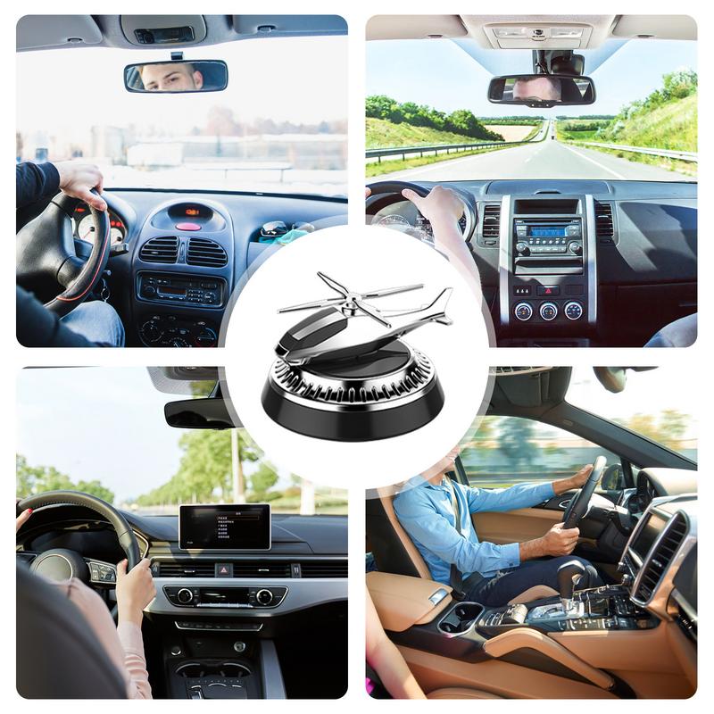 Cruscotto per auto, elicottero, profumato, purificatore d'aria per auto, robusto, decorativo, elegante, moda, deodorante solare per auto, interni auto