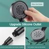 Handheld Spray Shower 5 Modes Booster Shower Head Household Adjustable High Pressure Water Massage Bathroom Supplies