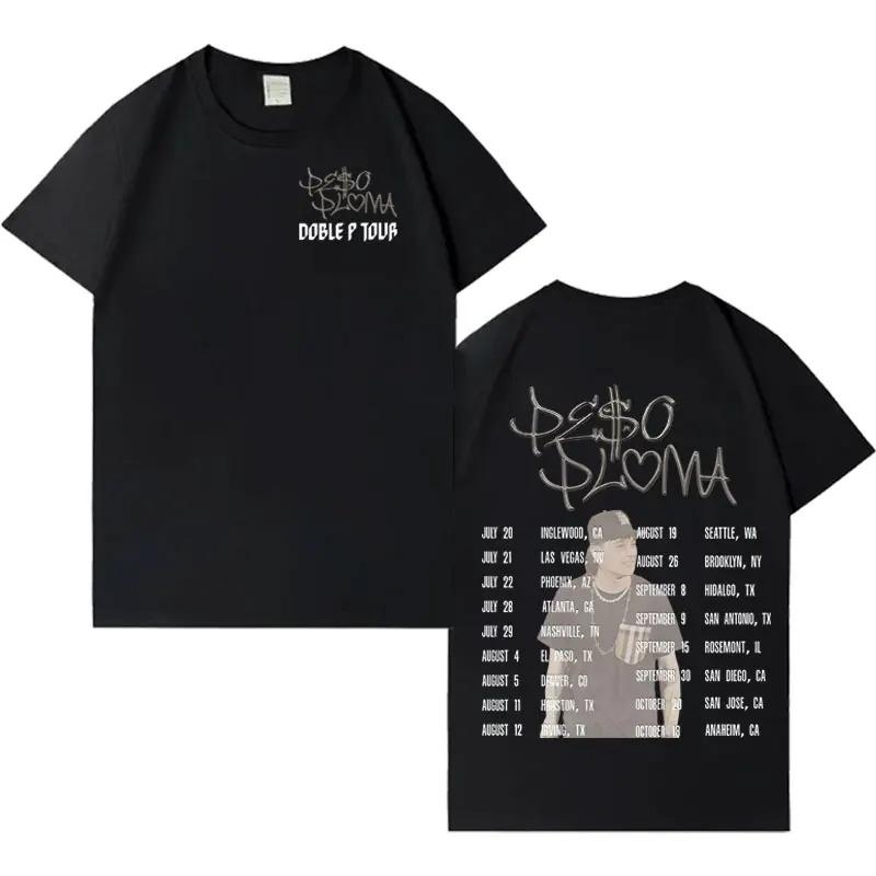 

Rapper Peso Pluma Harajuku Style Graphic Short Sleeve Tee Unisex HighQuality Soft Casual Oversized Aesthetic Y2K TShirt S