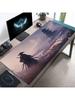 Japanese Gaming Large Mouse Pad with Samurai Pagoda Non-Slip Rubber Precision Control High Accuracy Durable Desk Mat for Gamers
