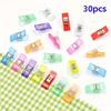30/50pcs Color Edging Clip Plastic Axe Clip Patchwork Sewing Clip Long Tail Strong Positioning Clip Small Clip