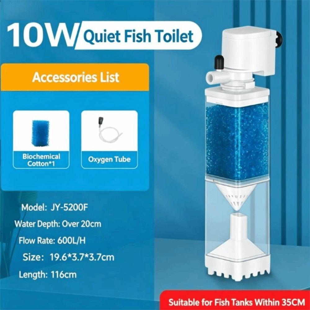 Mute Operation Fish Tank Submersible Filter Removable Filter Water Circulation Pump  Fish Tank
