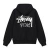 STUS American Street City Limited Letter Print Hoodie Loose Fit Winter Sweatshirt Men Women