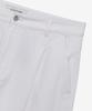 Mind Bridge [Couture] 9Oz Wide One-Pleat White Denim Pants