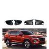 Car Rearview Side Mirror Cover Fit For Hyundai Santa Fe 2019 2020 2021 2022 2023 Wing Cap Rear View Case Trim Carbon Fiber