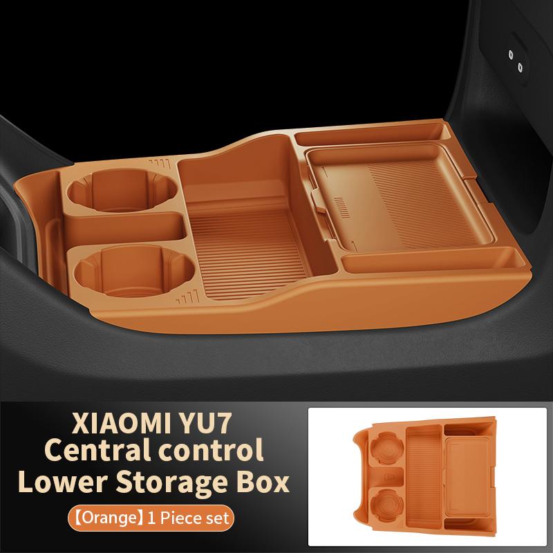 

Suitable for Yu7 Central Control Storage Box Storage Box Lower Layer Storage Box Car Supplies Decorative Mat Accessories