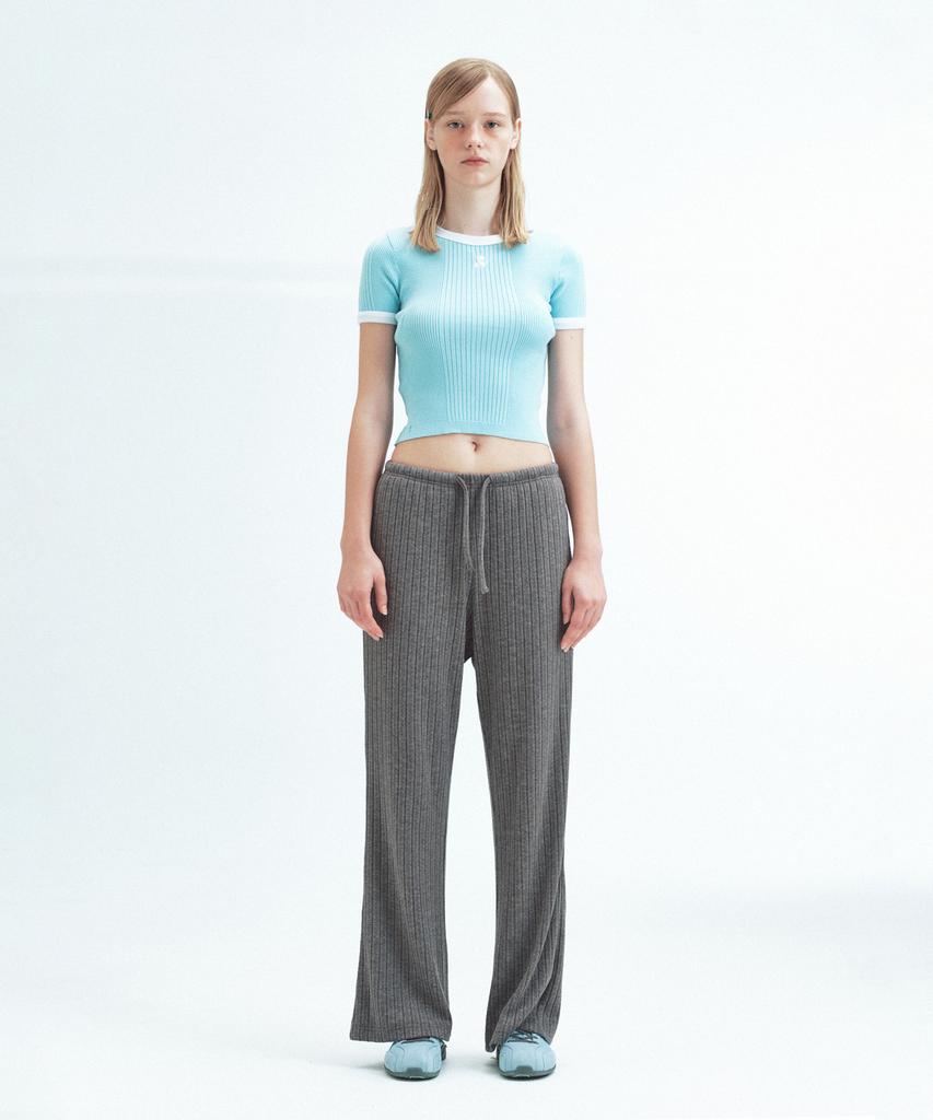 REST&RECREATION Ribbed Coloration Knit - Sky Blue