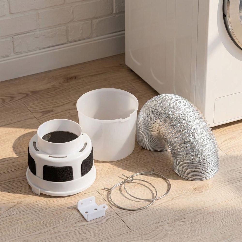 3 In 1 Electric Dryer Lint Catcher Washer Exhaust Duct Collector Household
