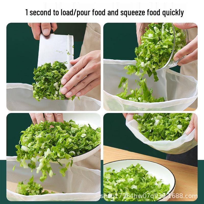 Vegetable Dumpling Filling & Drain Bag – Cabbage, Soy Milk Filter & Dehydrator
