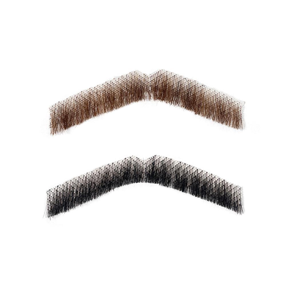 Fancy Human Hair Beard Real Hair Realistic Fake Moustache Makeup Fake Beard Man