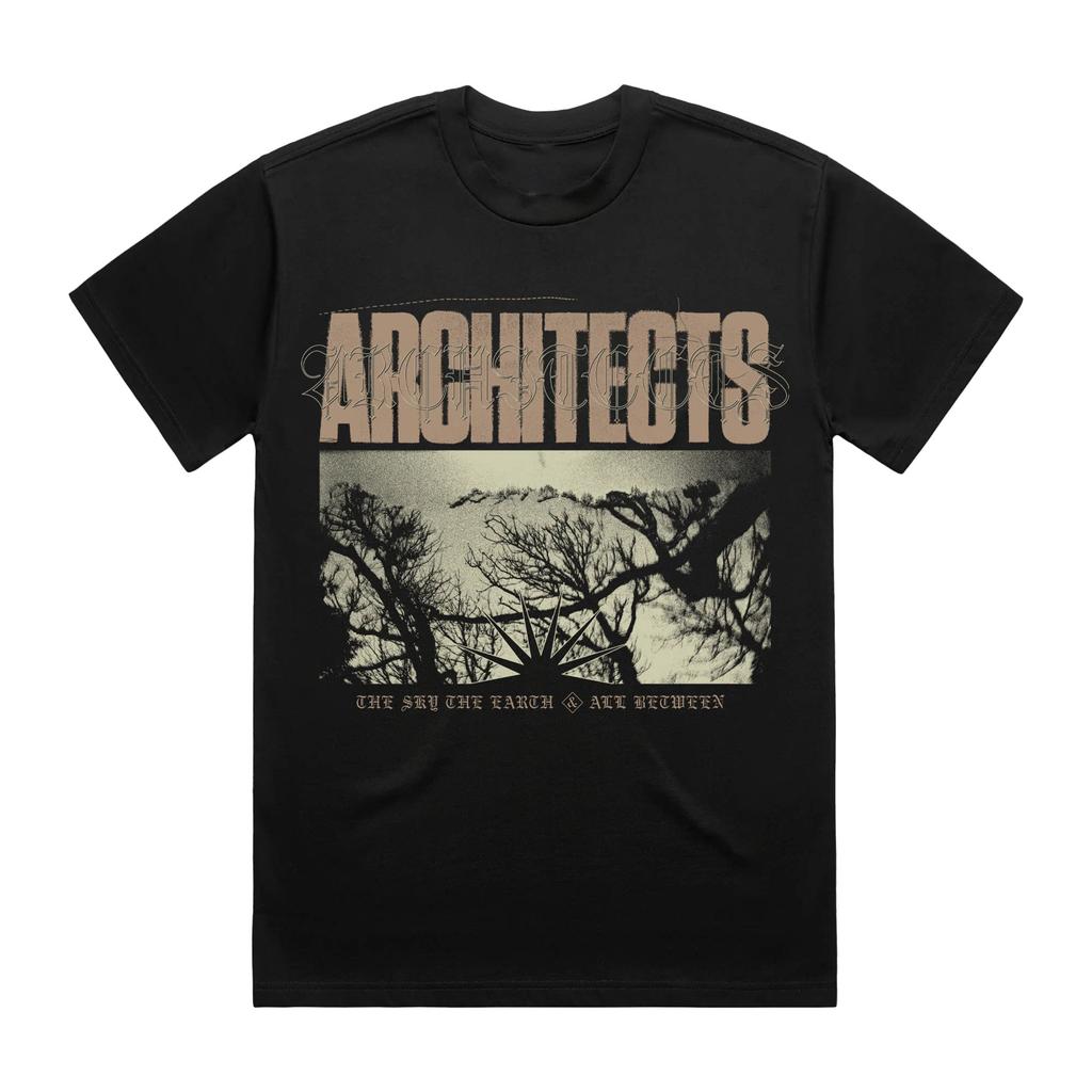 New Architects Britische Renommierte Metal Band Breites Vintage Reines Baumwolle Herren und Damen Kurzarm T-Shirt für den Sommer