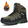 39-49 Winter Outdoor Waterproof  Men's Snow Boots Mid-top Thick Bottom Plush Non-slip Wear-resistant Winter Large Size Snow Boots Winter Boots for Men