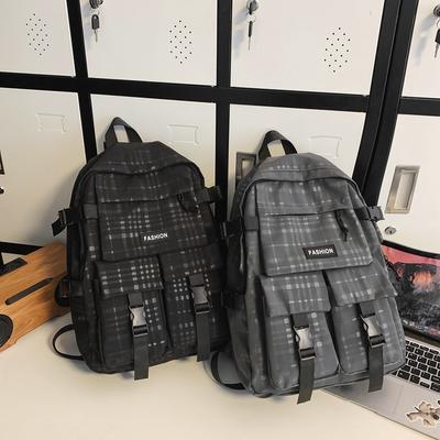 Trendy And Lightweight Large Capacity Backpack For Travel, Simple Backpack, Student Teens School Bag, Laptop Travel Backpack