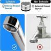 24 Aerator, 3 Pieces Filter Accessories t Diffuser t Filter with Seal for Kitchen and Bath