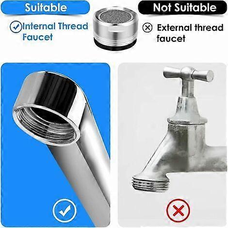 24 Aerator, 3 Pieces Filter Accessories t Diffuser t Filter with Seal for Kitchen and Bath