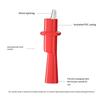 10A Current Clips Electrical Tester Testing Equipment General Compatibility Non-Slip Handles Precise Measurements