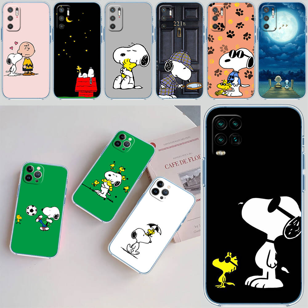 Cartoon Snoopy Phone Case for Motorola G14 G15 G24 G30 G31 G32 G34 G41 G42 G51 G52 G50 G60S G60 G62 G72 G71 G73 G84 G85 G200 E32