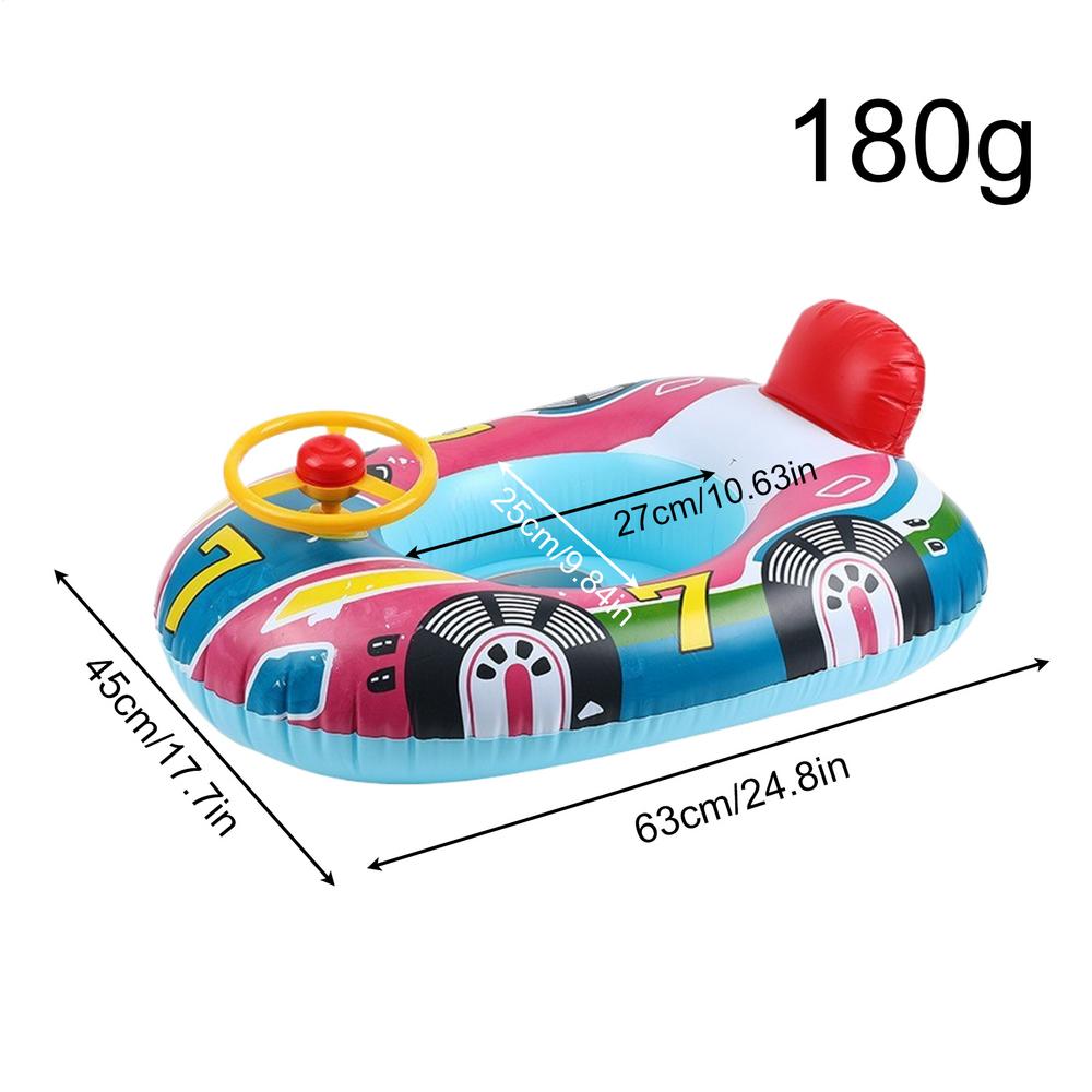 Baby Pool Inflatable Float Seat Boat Swim Ring Swimming Safe Raft Kids Water Motorcycle Car Baby Swimming Ring Floating Chair