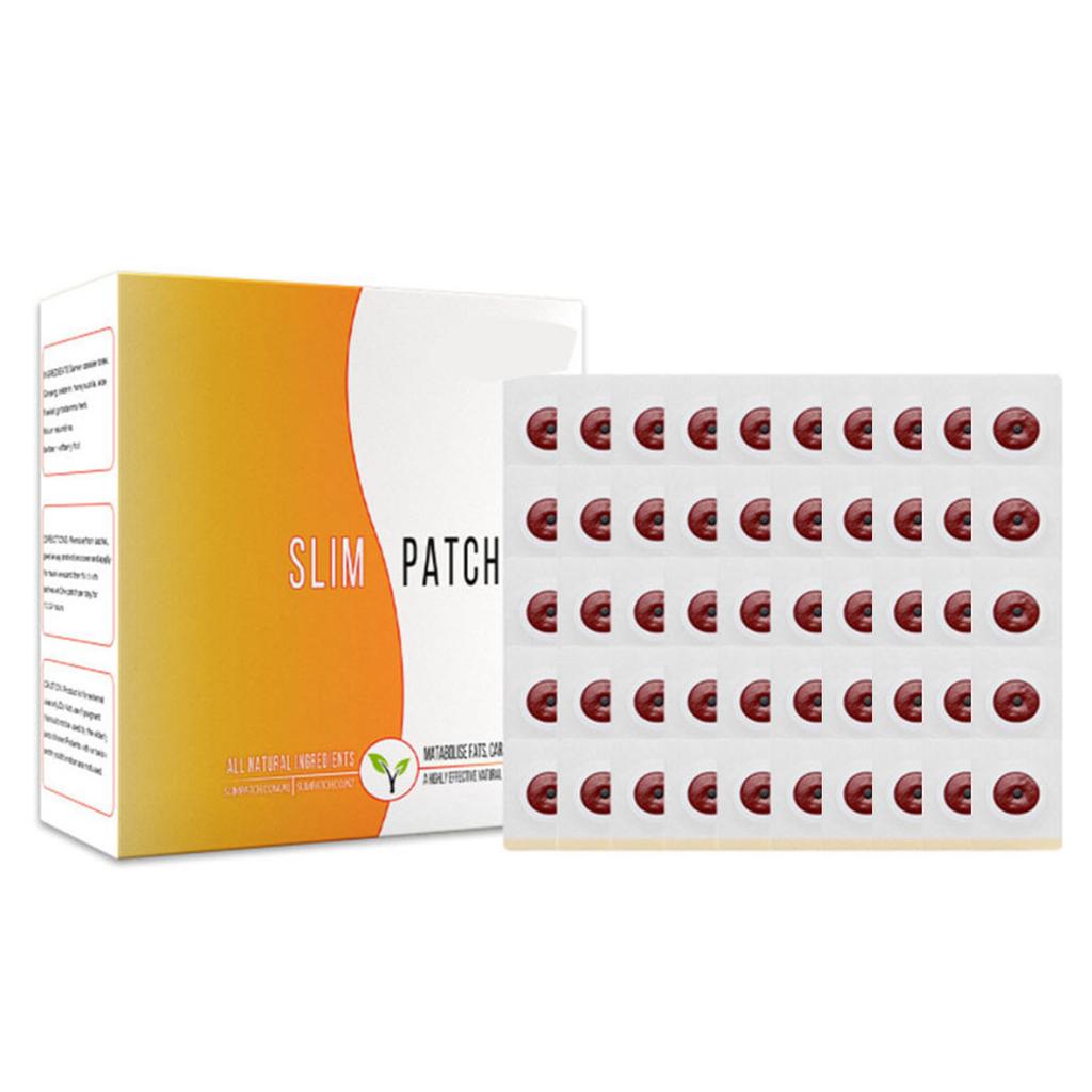 50 ks Náplast na břicho Slim Bezpečná Zdravá Náplast na břicho Magnetická Nálepka s knoflíkem pro Spánek Hubnutí