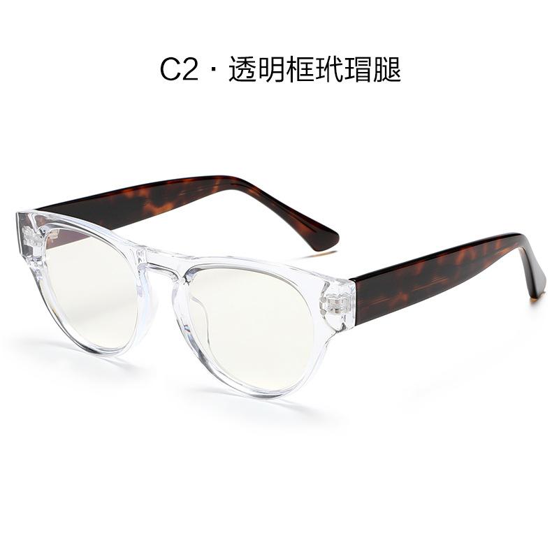 Vintage Rivet Cat Eye Anti Blue Light Glasses Women Fake Glasses TR90 Frame Vintage Computer Eyeglasses Quality Optical Eyewear
