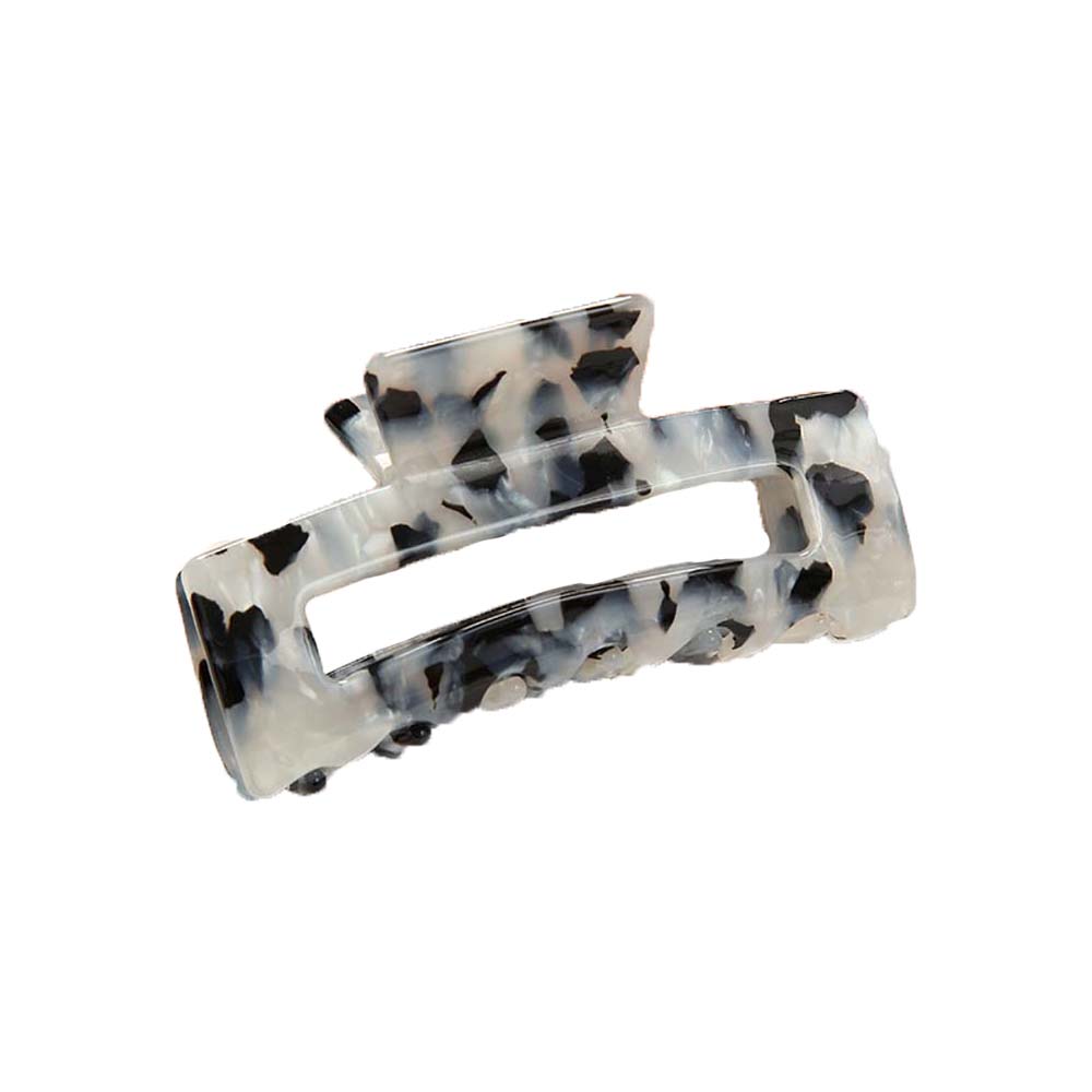 

Retro Simple Leopard Women Korean Hair Claws Bath Clips Hairdress Crab Clips чёрный