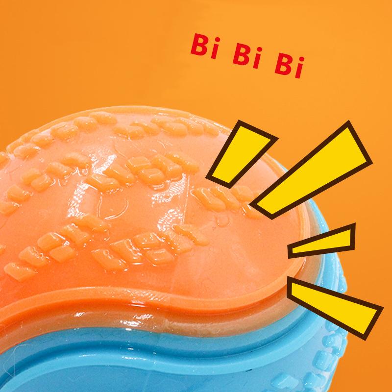 Dog Interactive Ball Soft TPR Toy for Dog Interactive Training Dog Ball Pet Teeth Cleaning Bite Resistance Ball Toy Random Color