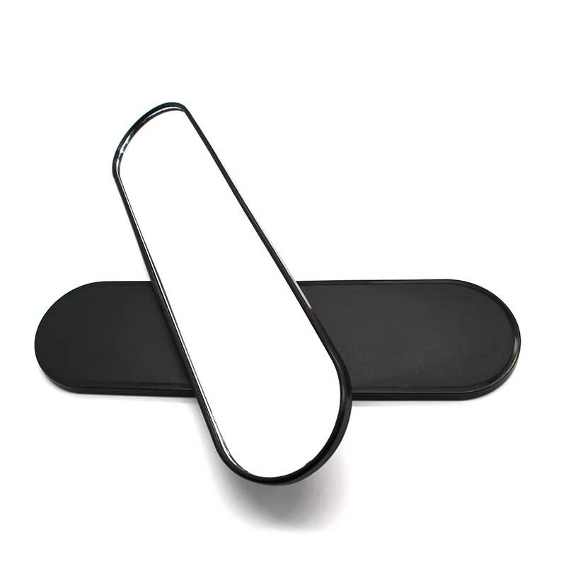 Car Interior Wide-Angle Flat Rearview Mirror with Suction Cup for Coaching